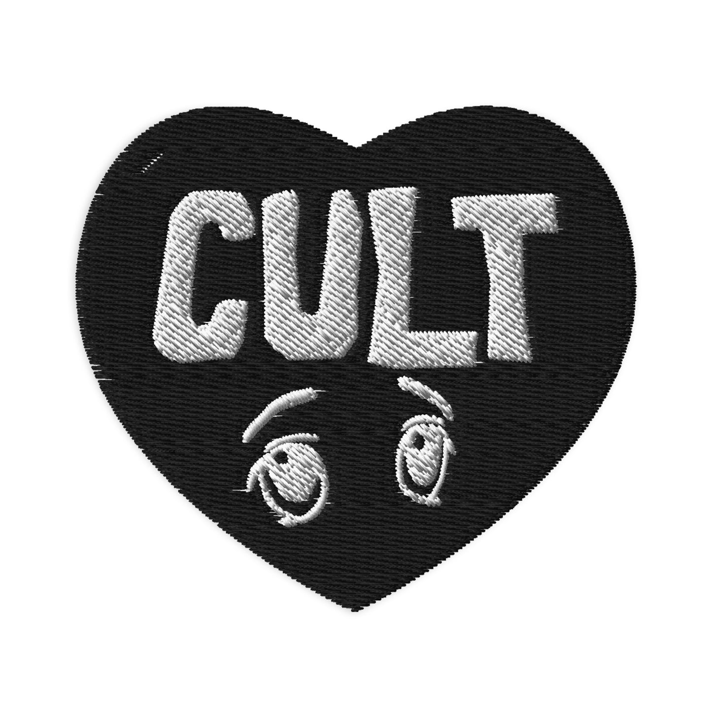 CULT - Milady Cult Black Heart - Embroidered Patch