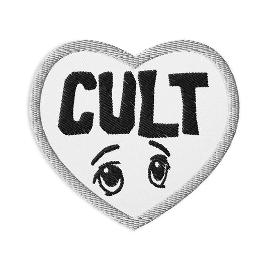 CULT - Milady Cult White Heart - Embroidered Patch