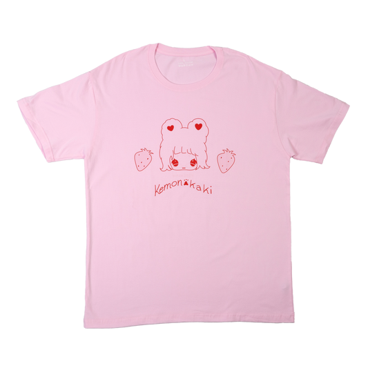 Kemonokaki - Strawberries Since 2024 - Unisex Organic Cotton T-Shirt