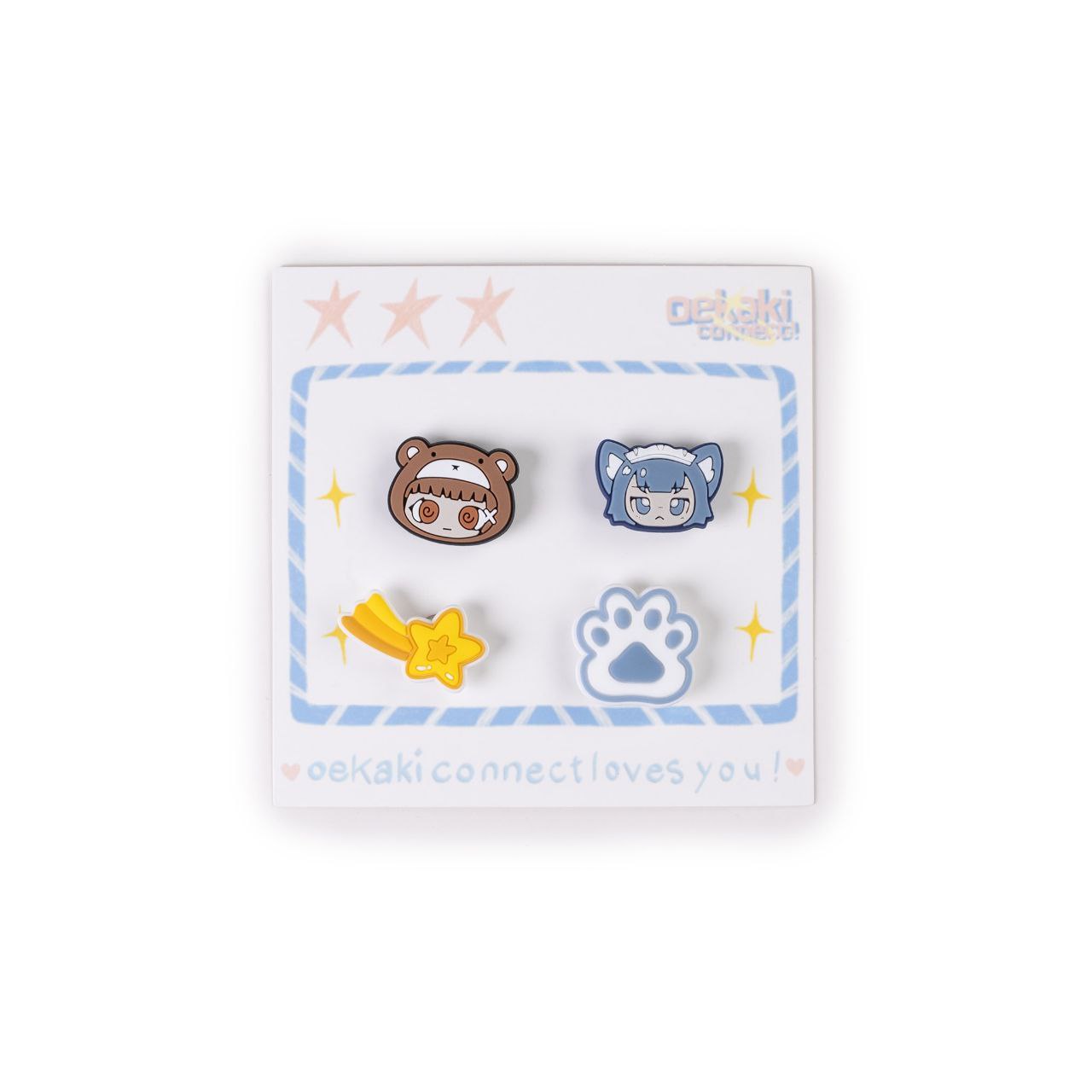 Oekaki Connect - Kittykaki Shoe Charm Accessories