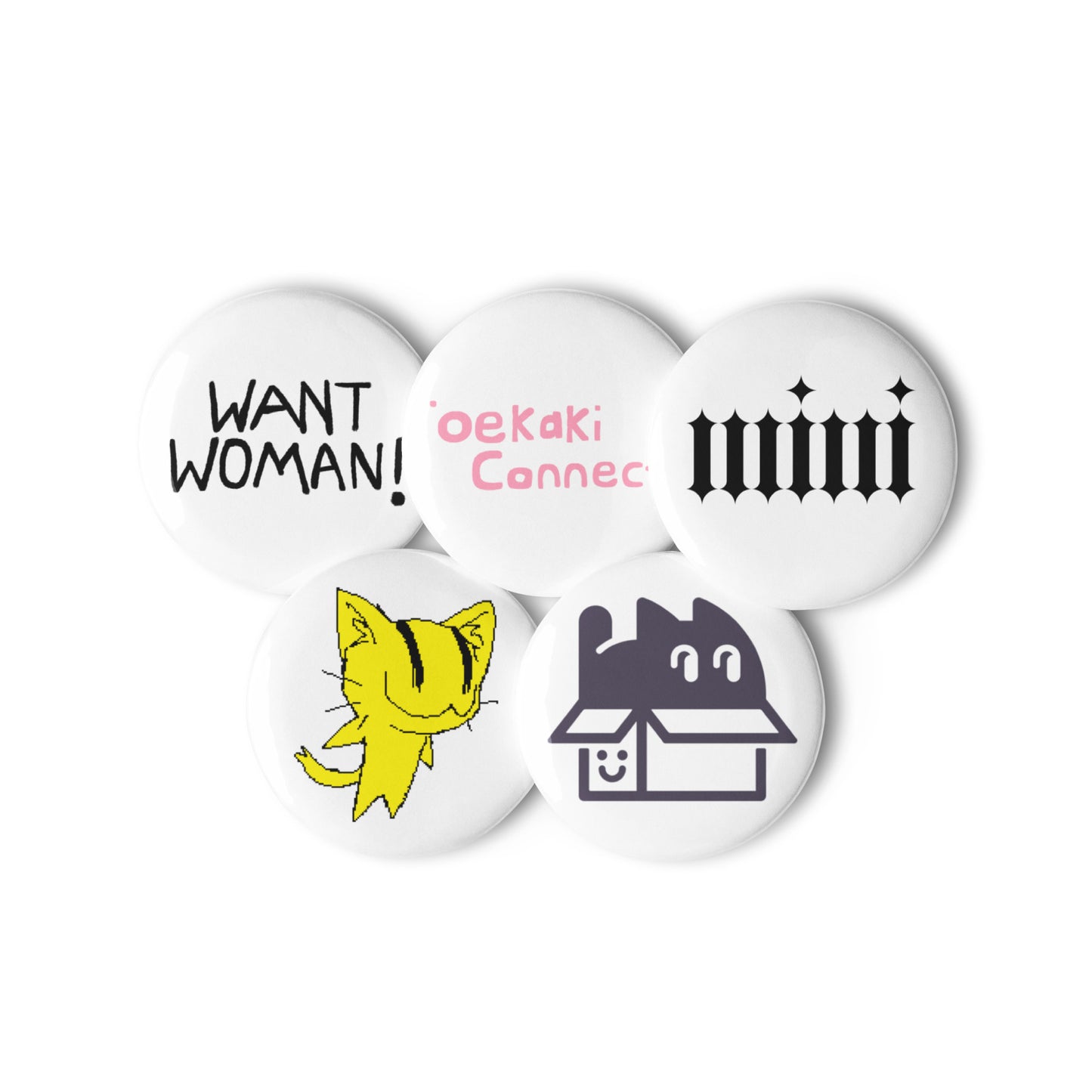 Scatter Friends - Volume 1 - Set of Pin Buttons