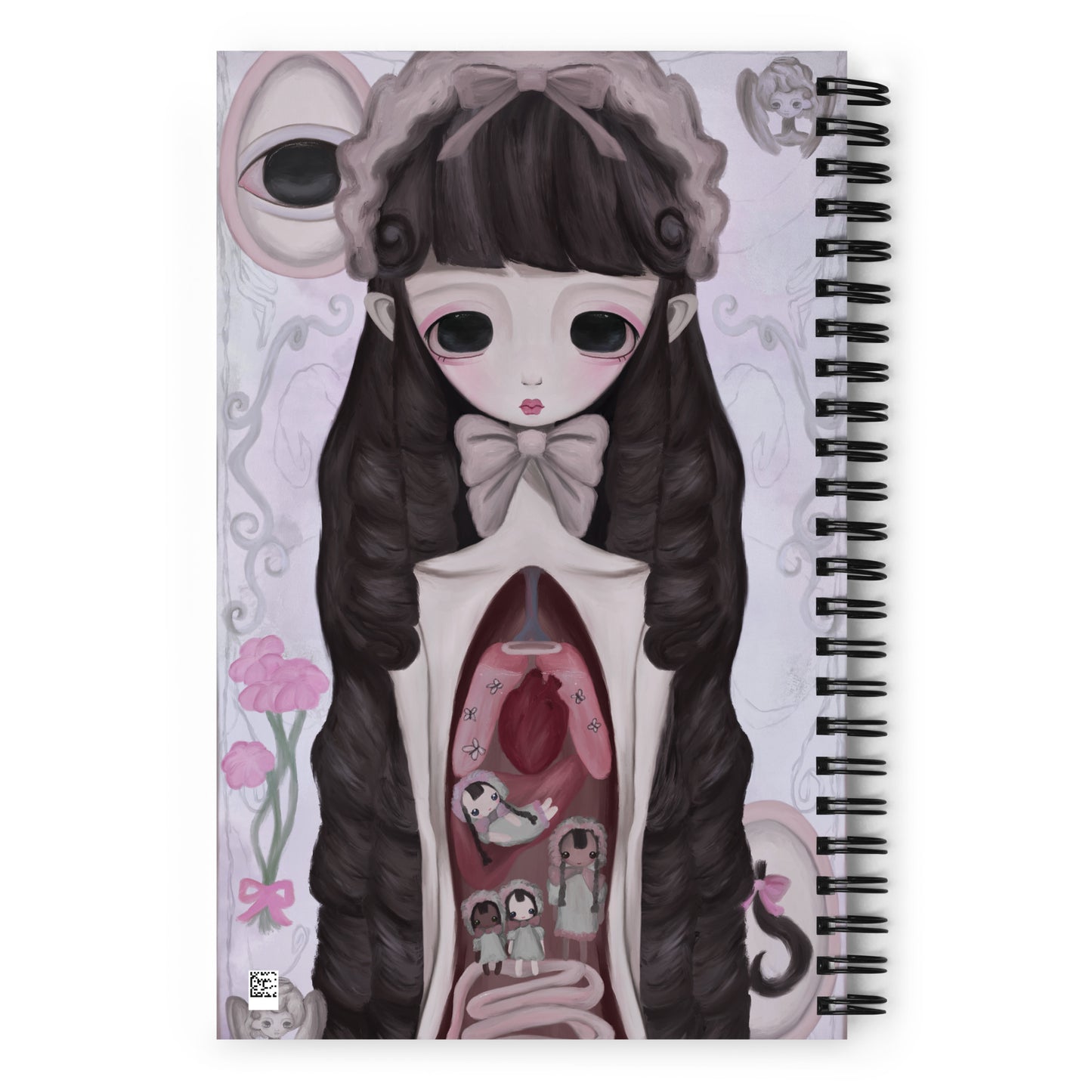 inabisou boutique - Doll Body - Spiral notebook