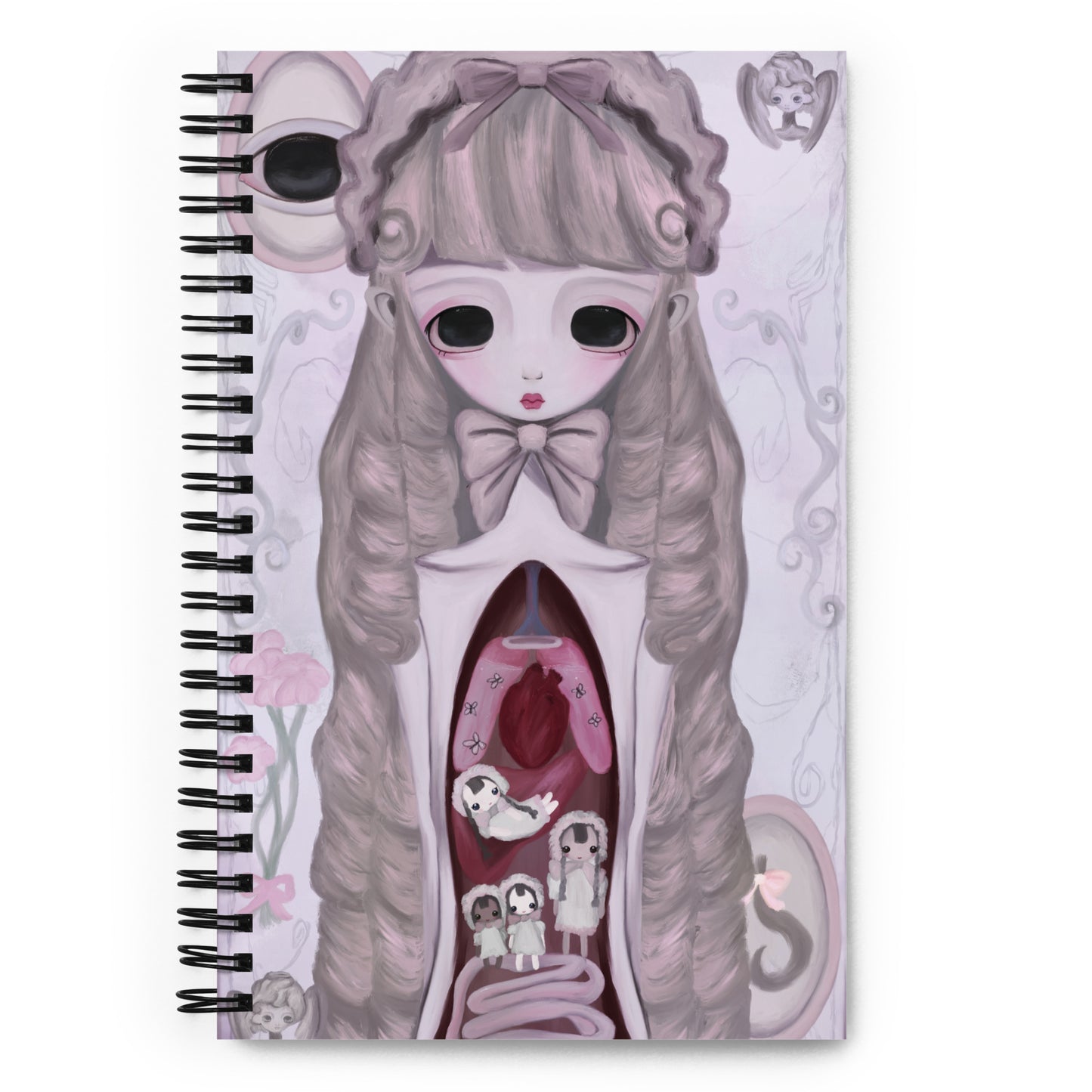 inabisou boutique - Doll Body - Spiral notebook