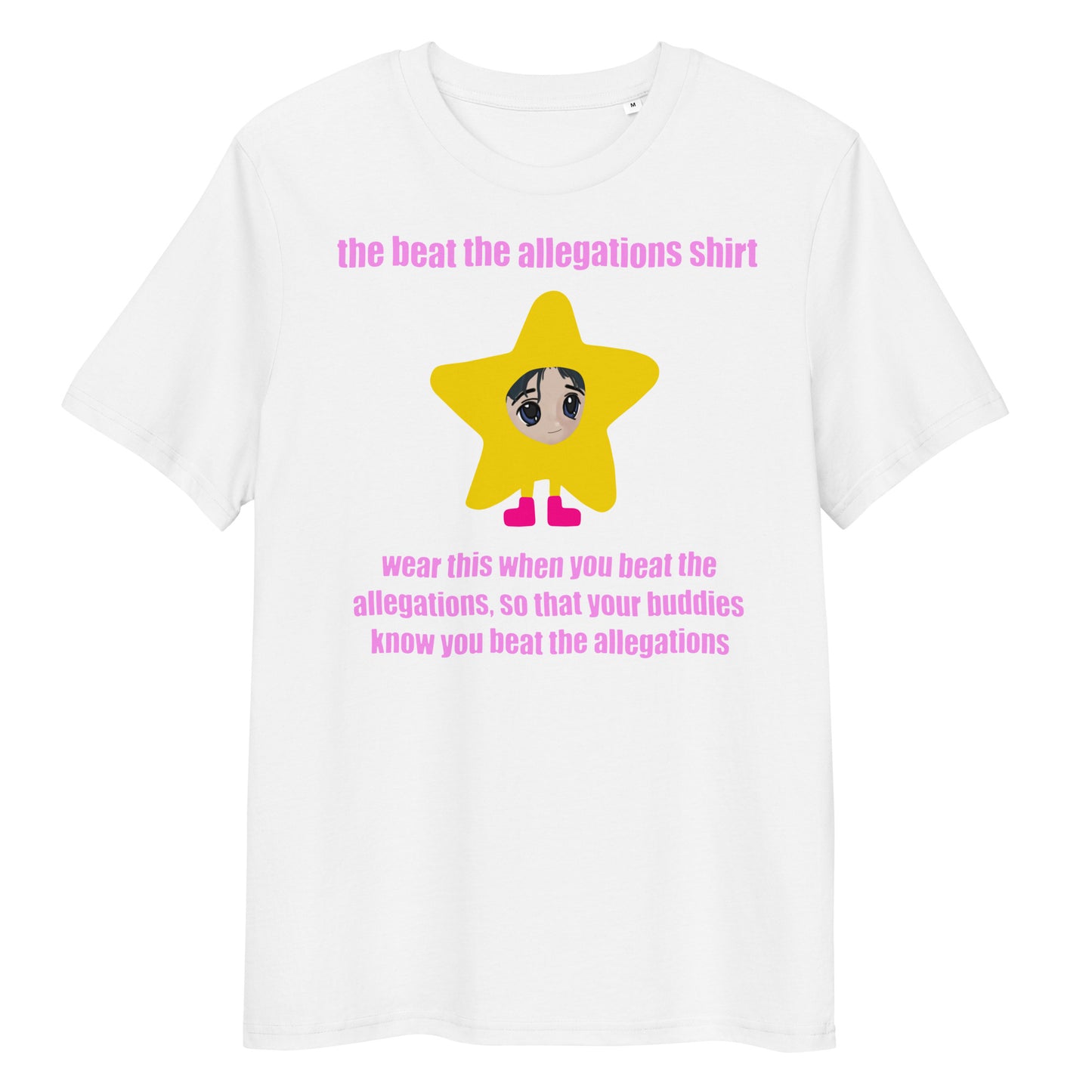 Egrevore - You Beat The Allegations - Unisex Organic Cotton T-Shirt