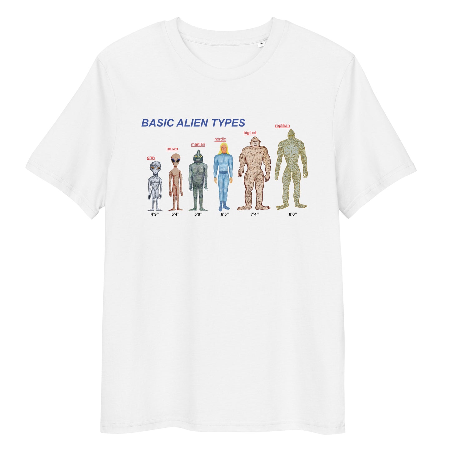 Egrevore - Basic Aliens - Unisex Organic Cotton T-Shirt